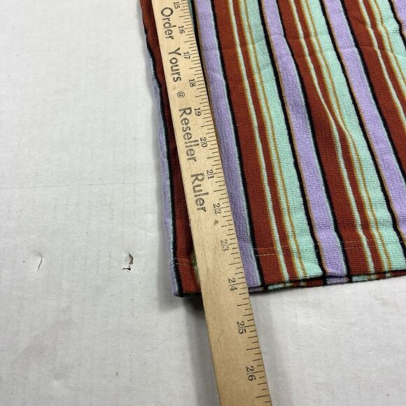 Urban Outfitters Pants Rainbow Stripe Wide Leg Lounge High Waist Festival Small - Picture 5 of 12